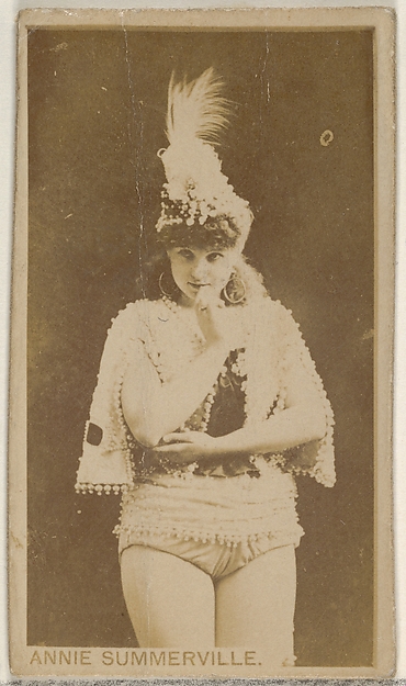 Annie Summerville, from the Actors and Actresses series (N45, Type 8) for Virginia Brights Cigarettes
