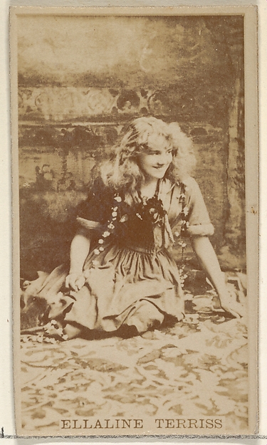 Ellaline Terriss, from the Actors and Actresses series (N45, Type 8) for Virginia Brights Cigarettes