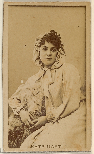 Kate Uart, from the Actors and Actresses series (N45, Type 8) for Virginia Brights Cigarettes