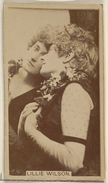 Lillie Wilson, from the Actors and Actresses series (N45, Type 8) for Virginia Brights Cigarettes