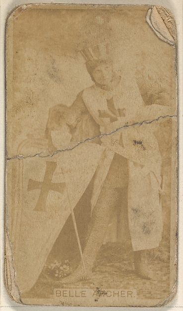 Belle Archer, from the Actors and Actresses series (N45, Type 8) for Virginia Brights Cigarettes