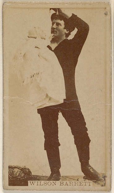 Wilson Barrett, from the Actors and Actresses series (N45, Type 8) for Virginia Brights Cigarettes