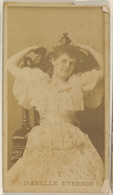 Isabelle Everson, from the Actors and Actresses series (N45, Type 8) for Virginia Brights Cigarettes