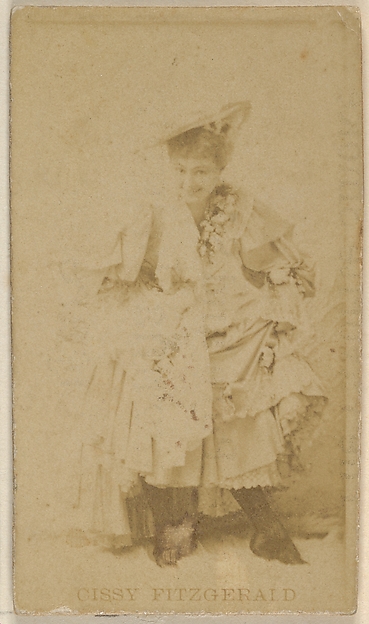 Cissy Fitzgerald, from the Actors and Actresses series (N45, Type 8) for Virginia Brights Cigarettes