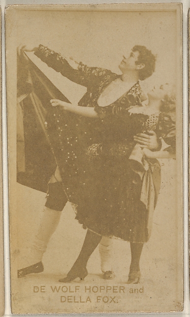 De Wolf Hopper and Della Fox, from the Actors and Actresses series (N45, Type 8) for Virginia Brights Cigarettes