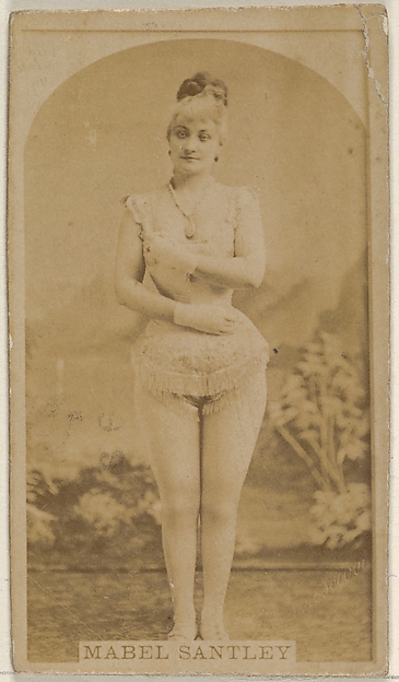 Mabel Santley, from the Actors and Actresses series (N45, Type 8) for Virginia Brights Cigarettes
