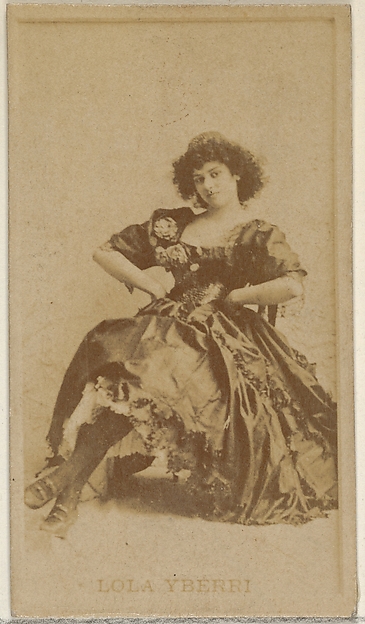 Lola Yberri, from the Actors and Actresses series (N45, Type 8) for Virginia Brights Cigarettes
