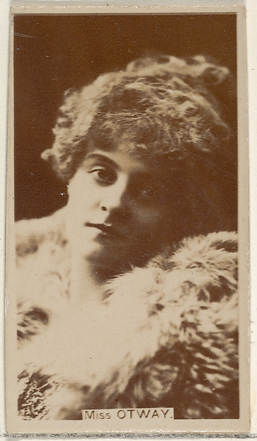 Miss Otway, from the Actors and Actresses series (N45, Type 8) for Virginia Brights Cigarettes