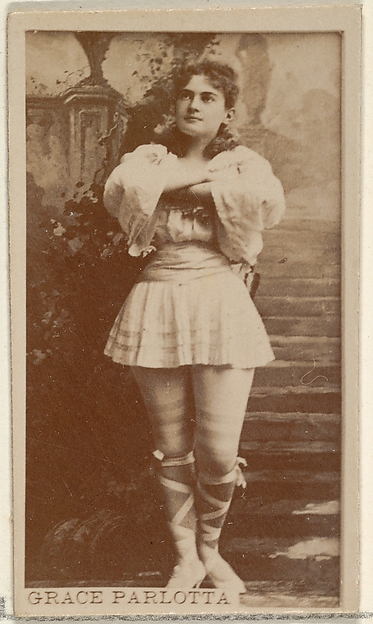 Grace Parlotta, from the Actors and Actresses series (N45, Type 8) for Virginia Brights Cigarettes