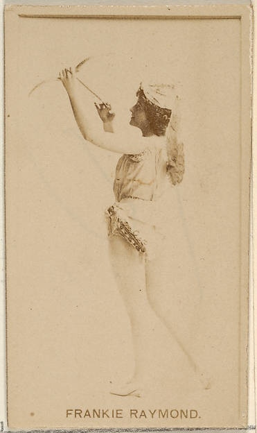 Frankie Raymond, from the Actors and Actresses series (N45, Type 8) for Virginia Brights Cigarettes