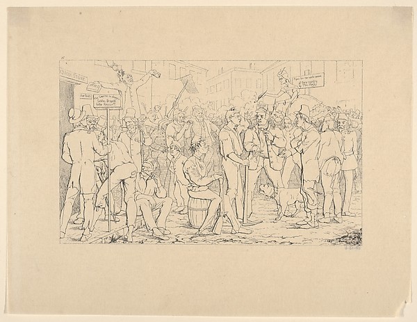 Enlistment of Sickles' Brigade, New York (from Confederate War Etchings)