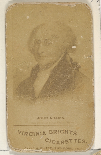 John Adams, from the Presidents of the United States series (N51) for Virginia Brights Cigarettes