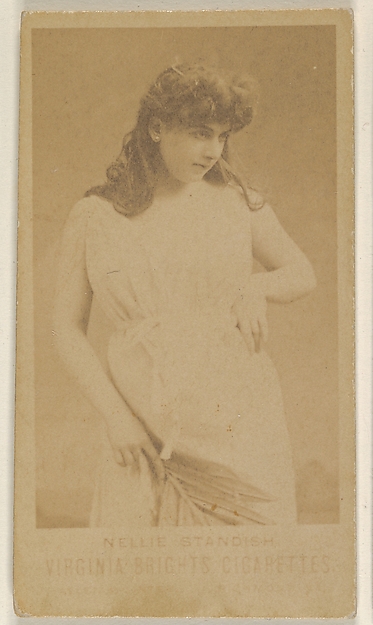 Nellie Standish, from the Actors and Actresses series (N45, Type 1) for Virginia Brights Cigarettes