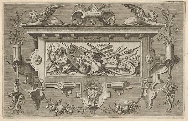Veelderhande cierlijcke Compartementen profitelijck voor Schilders goutsmeden beeltsnijders ende ander constenaren. by Jacob Floris the Elder, The Metropolitan Museum of Art