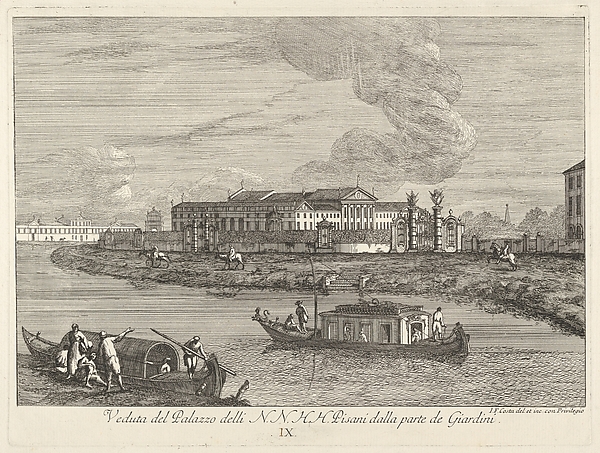 View of the Villa Pisani
