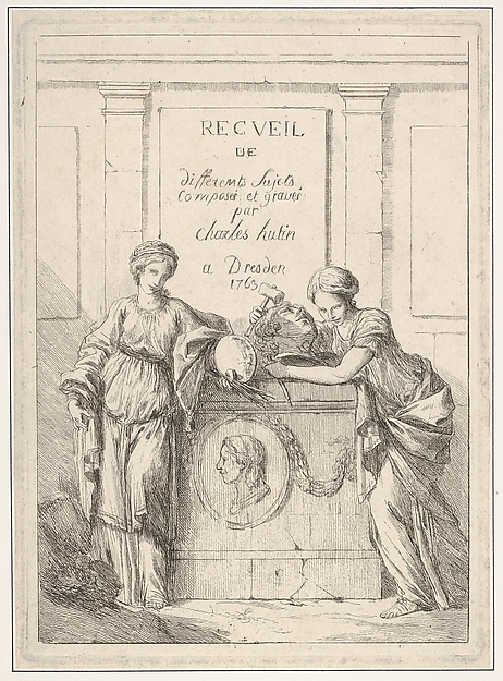 Recueil de Différents Sujets composés et gravés par Charles Hutin à Dresden