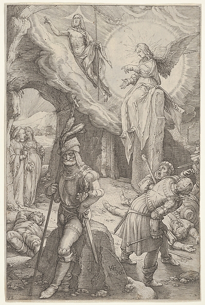 The Resurrection, from "The Passion of Christ" by Hendrick Goltzius