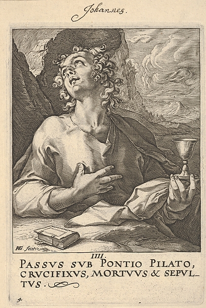 St. John, from Christ,  the Apostles and St. Paul with the Creed