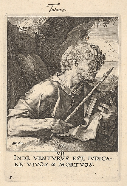 St. Thomas, from Christ,  the Apostles and St. Paul with the Creed