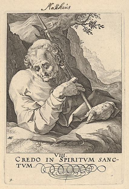 St. Matthew,from Christ,  the Apostles and St. Paul with the Creed