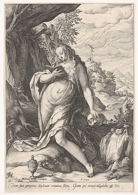 Saint Mary Magdalen Penitent by Hendrick Goltzius
