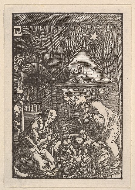 Nativity, from "The Fall and Salvation of Mankind Through the Life and Passion of Christ" by Albrecht Altdorfer