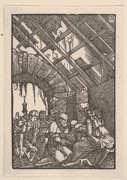 Adoration of the Magi, from "The Fall and Salvation of Mankind Through the Life and Passion of Christ" by Albrecht Altdorfer