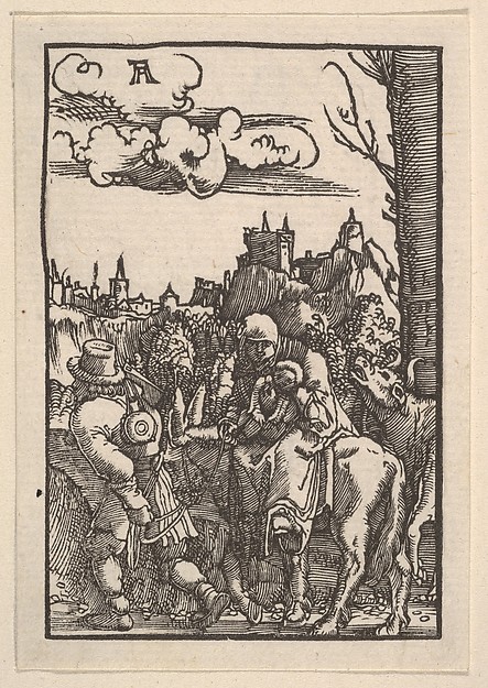 The Flight Into Egypt, from "The Fall and Salvation of Mankind Through the Life and Passion of Christ" by Albrecht Altdorfer