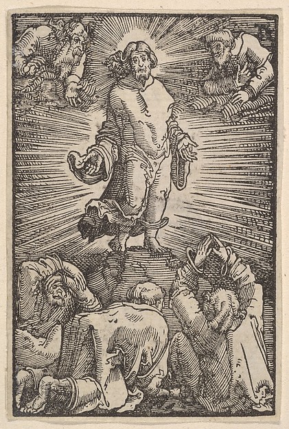 The Transfiguration of Christ, from "The Fall and Salvation of Mankind Through the Life and Passion of Christ" by Albrecht Altdorfer