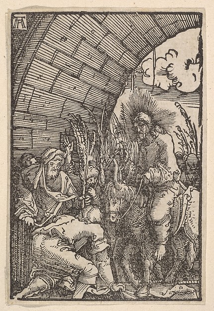 Entry into Jerusalem, from "The Fall and Salvation of Mankind Through the Life and Passion of Christ" by Albrecht Altdorfer