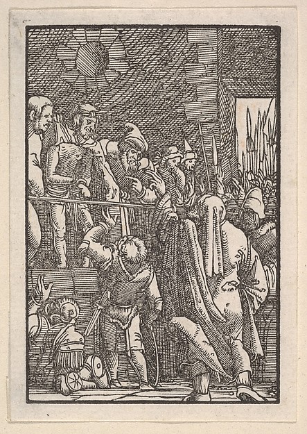 Ecce Homo, from "The Fall and Salvation of Mankind Through the Life and Passion of Christ" by Albrecht Altdorfer