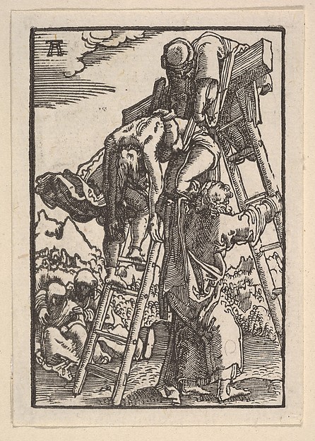 The Descent from the Cross, from "The Fall and Salvation of Mankind Through the Life and Passion of Christ" by Albrecht Altdorfer