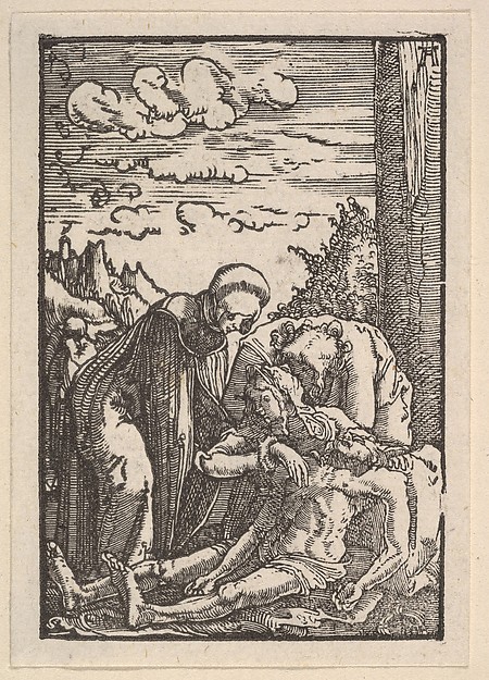 Lamentation, from "The Fall and Salvation of Mankind Through the Life and Passion of Christ" by Albrecht Altdorfer