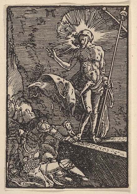 The Resurrection, from "The Fall and Salvation of Mankind Through the Life and Passion of Christ" by Albrecht Altdorfer