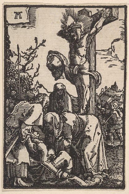 The Crucifixion, from "The Fall and Salvation of Mankind Through the Life and Passion of Christ" by Albrecht Altdorfer
