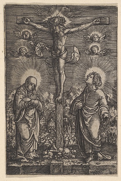 Christ on the Cross (The Small Crucifixion) by Albrecht Altdorfer