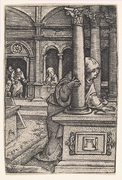 The Virgin Searching For Her Son in the Temple by Albrecht Altdorfer