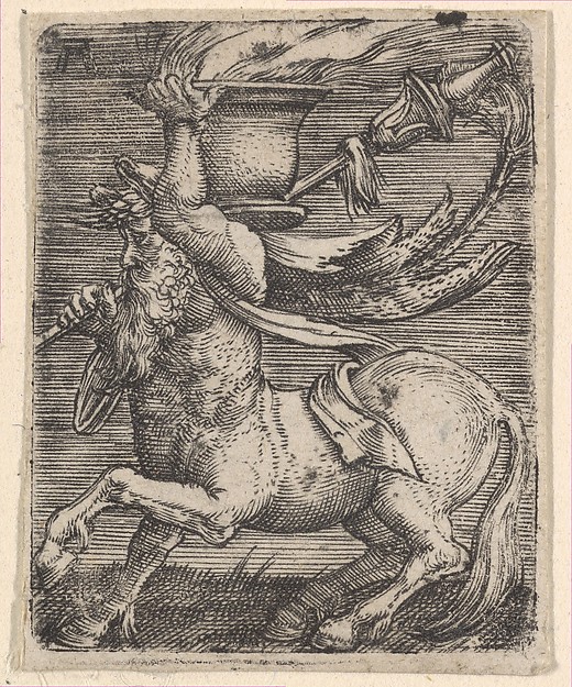 Centaur Carrying a Vase with Fire