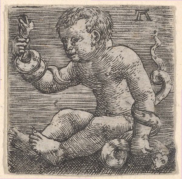 Young Hercules Killing the Snakes