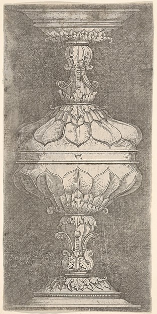 Double Goblet with Flat Leaves
