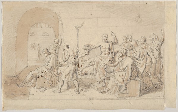 Copy after David's "The Death of Socrates"