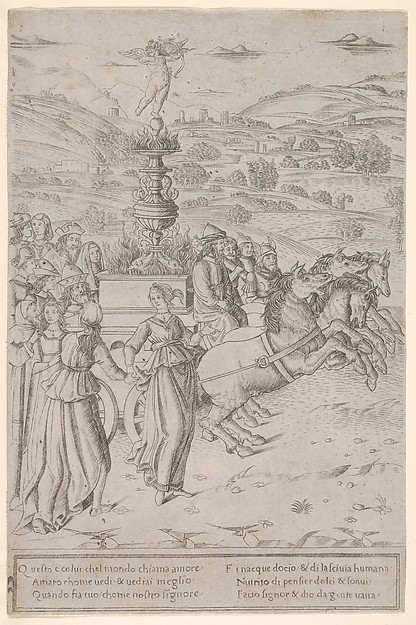 The Triumph of Love, from "The Triumphs of Petrarch"