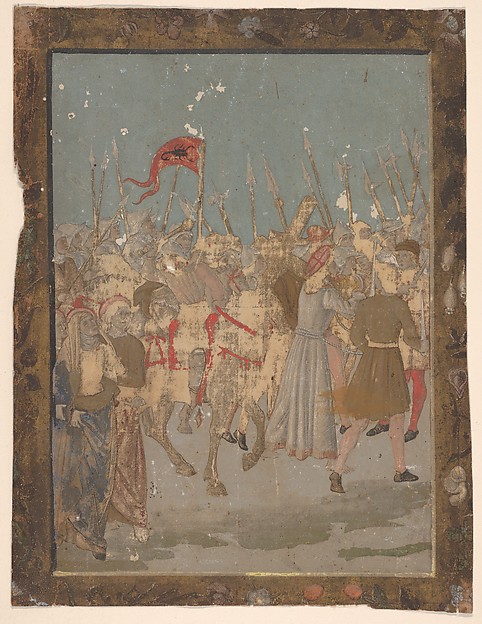 The Bearing of the Cross, from Life of the Virgin and Christ by Francesco Rosselli