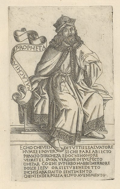 The Prophet Malachi, from "Prophets and Sibyls"