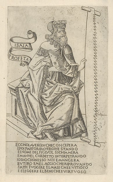 The Prophet Isaiah, from "Prophets and Sibyls"