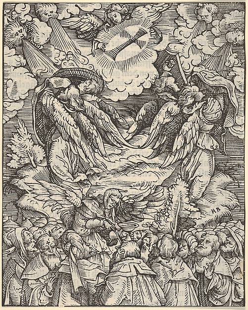 Designation of the Elect, plate 6 from "The Apocalypse" by Hans Burgkmair