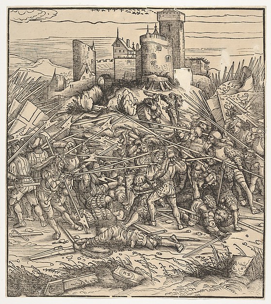 The Battle Near Naples, from "Der Weisskunig"