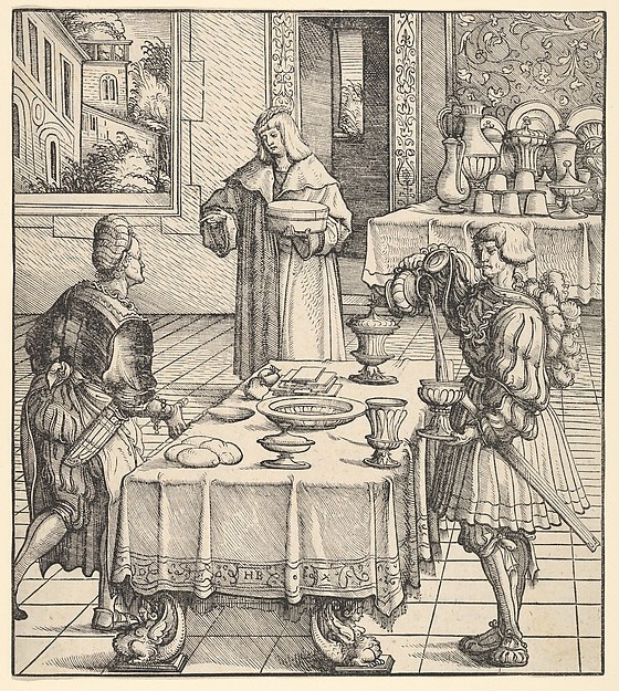 The White King Learning to Conduct a Kitchen, from Der Weisskunig