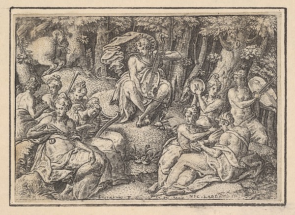 Apollo on Parnassus (Apollon sur le Parnasse)