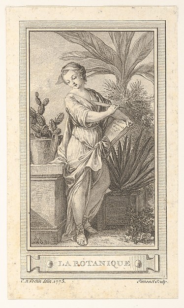 La Botanique, from the  Almanach iconologique